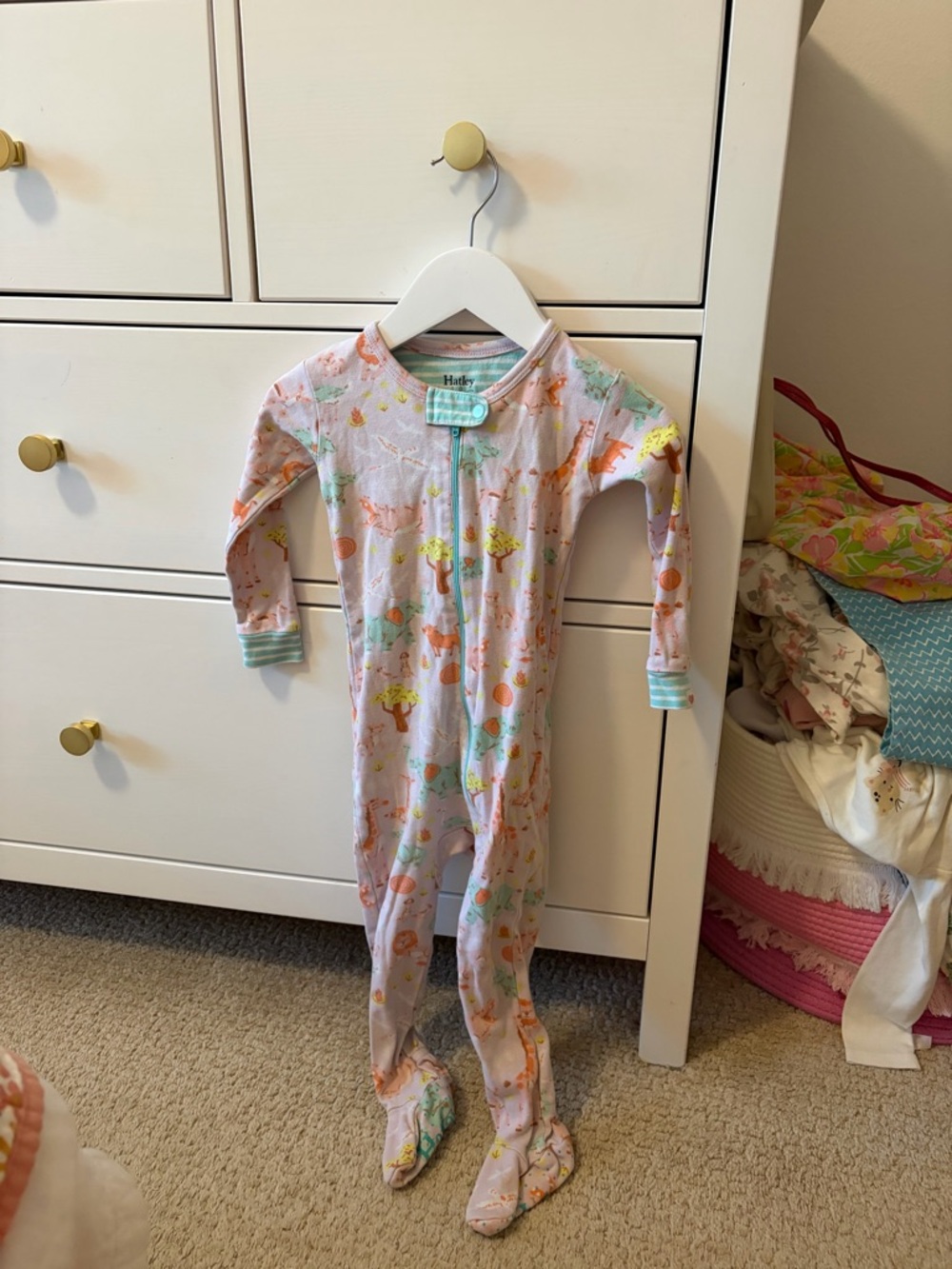 Hatley Animal Zip Footie Organic Cotton 18-24 Months
